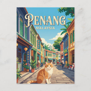 George Town Malaysia Postkarte