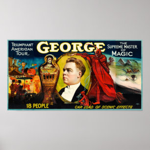George --Triumphierendes amerikanisches Poster