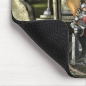 George u. Drache (Mausunterlagen) Mousepad (Ecke)
