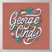 George und Cindy Poster (Vorne)