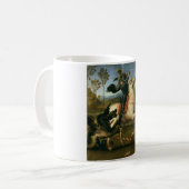 George und der Drache (von Raphael) Kaffeetasse (Vorderseite Links)