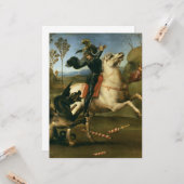 George und der Drache (von Raphael) Karte (Vorderseite/Rückseite Beispiel)