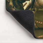 George und der Drache (von Raphael) Mousepad (Ecke)