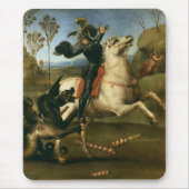 George und der Drache (von Raphael) Mousepad (Vorne)