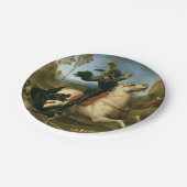 George und der Drache (von Raphael) Pappteller (Schrägansicht)