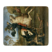 George und der Drache (von Raphael) Schneidebrett (Vorderseite)