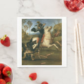 George und der Drache (von Raphael) Serviette (Beispiel)