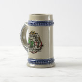 George und Dragon Stein Bierglas (Vorderseite Links)