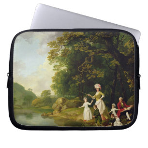 George und Mary Browne mit ihrem fünf Ältest-Kin Laptopschutzhülle