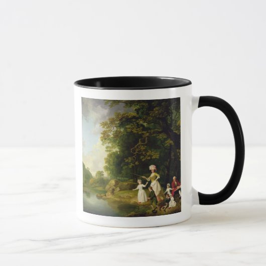George und Mary Browne mit ihrem fünf Ältest-Kind Tasse (Rechts)