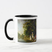George und Mary Browne mit ihrem fünf Ältest-Kind Tasse (Links)