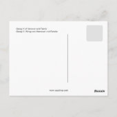 George V. von Hannover und Familie Postkarte (Rückseite)