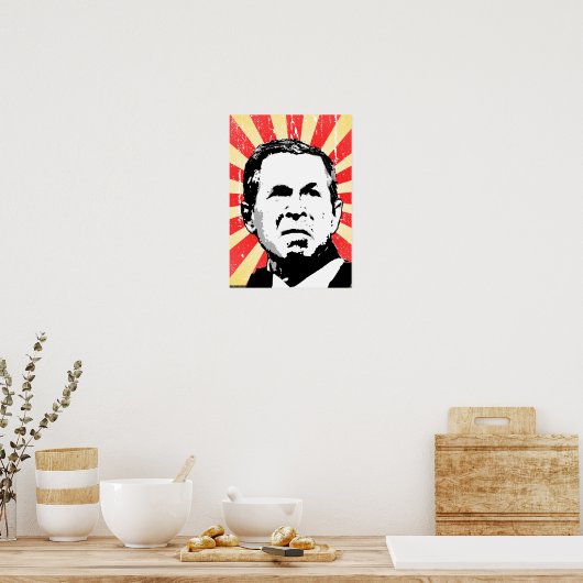 George W. Bush 3 Poster (Küche)