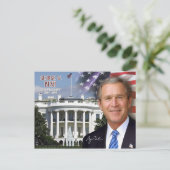 George W. Bush - 43. Präsident der USA Postkarte (Stehend Vorderseite)