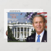 George W. Bush - 43. Präsident der USA Postkarte (Vorne/Hinten)