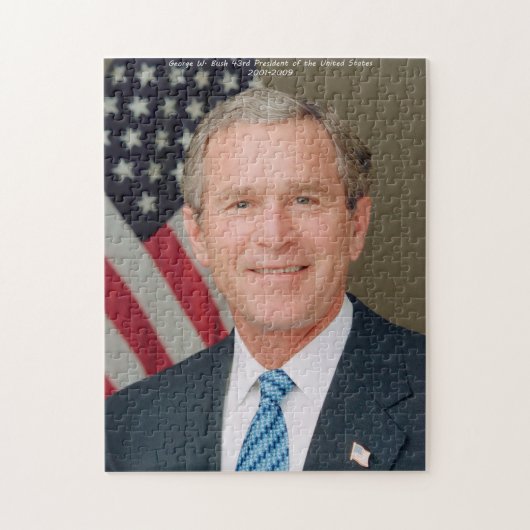 George W. Bush 43. Präsident der Vereinigten Staat Puzzle (Vertikal)