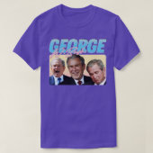 George W Bush 90er Jahre Style Ästhetik 1 T-Shirt (Design vorne)