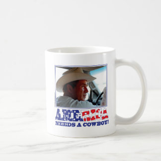 George W Bush - Amerika braucht einen Cowboy Kaffeetasse