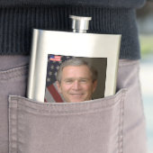 George W. Bush Baseball Card Flachmann (Beispiel)