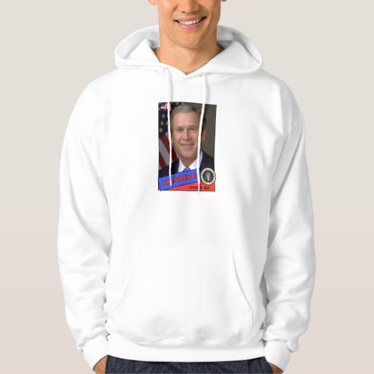 George W. Bush Baseball Card Hoodie (Vorderseite)