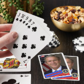 George W. Bush Baseball Card Spielkarten (In Situ)