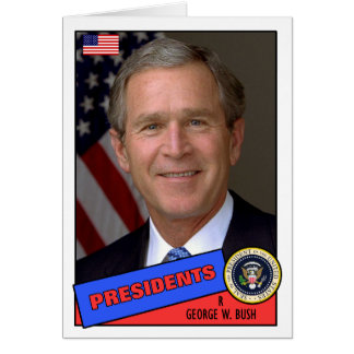 George W. Bush Baseballkarte