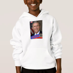 George W. Bush Baseballkarte Hoodie