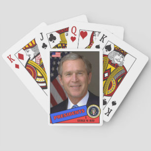 George W. Bush Baseballkarte Spielkarten