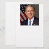 George W Bush Briefpapier (Vorne/Hinten)