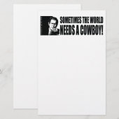 George W Bush Briefpapier (Vorne/Hinten)