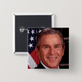 George W Bush Button (Vorne & Hinten)