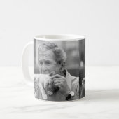 George W Bush, das ein Kätzchen isst Kaffeetasse (Vorderseite Links)