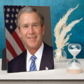 George W Bush Fotoplatte (Seite)