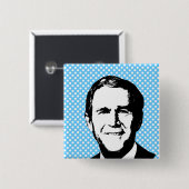 George W Bush Gear Button (Vorne & Hinten)