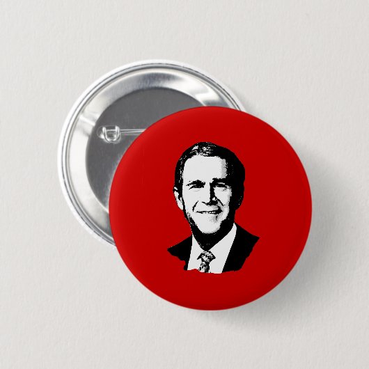 George W Bush Gear Button (Vorne & Hinten)