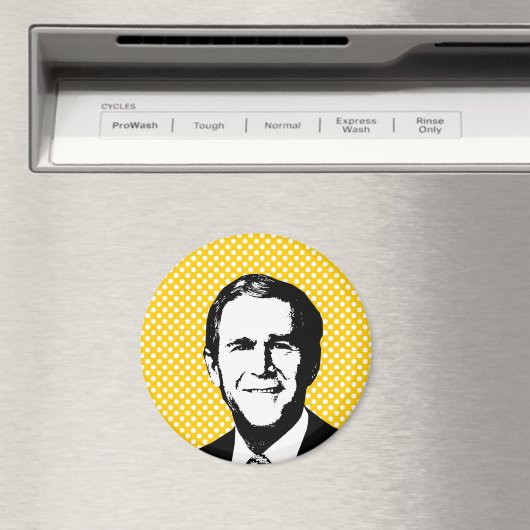 George W Bush Gear Magnet (In Situ (Geschirrspüler))
