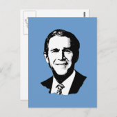 George W Bush Gear Postkarte (Vorne/Hinten)