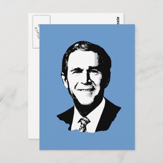 George W Bush Gear Postkarte (Vorne/Hinten)