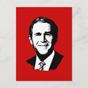 George W Bush Gear Postkarte