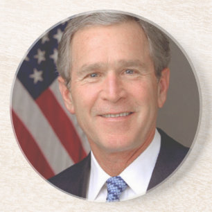 George W Bush Getränkeuntersetzer