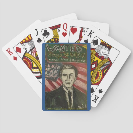 GEORGE W BUSH GEWOLLT SPIELKARTEN (Rückseite)