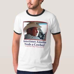 George W Bush im Cowboyhut T-Shirt
