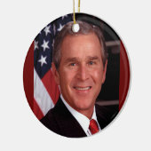 George W Bush Keramikornament (Links)