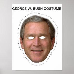 George W. Bush Kostüm Poster