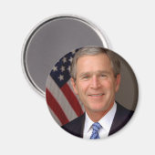 George W Bush Magnet (Vorderseite/Rückseite)