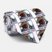 George W Bush Miss Me Krawatte (Gerollt)