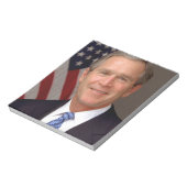 George W Bush Notizblock (Rotiert)