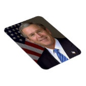 George W. Bush offizielles Portrait Magnet (Rechte Seite)