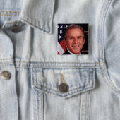 George W Bush Pinback Button (Beispiel)
