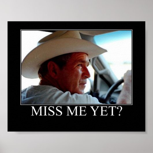 George W. Bush Poster (Vorne)
